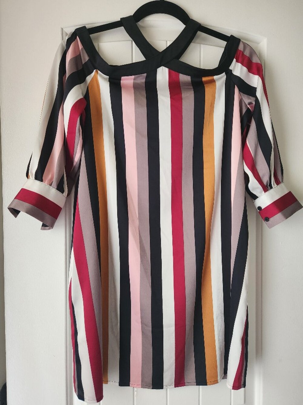 LOFT Off the Shoulder Cocktail Dress